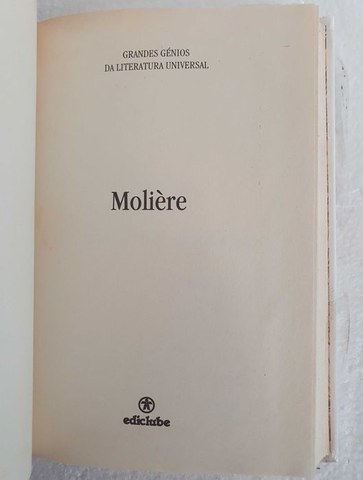 Livro de MOLIÈRE, O Tartufo / O Doente Imaginário, Ediclube - NÃO LIDO