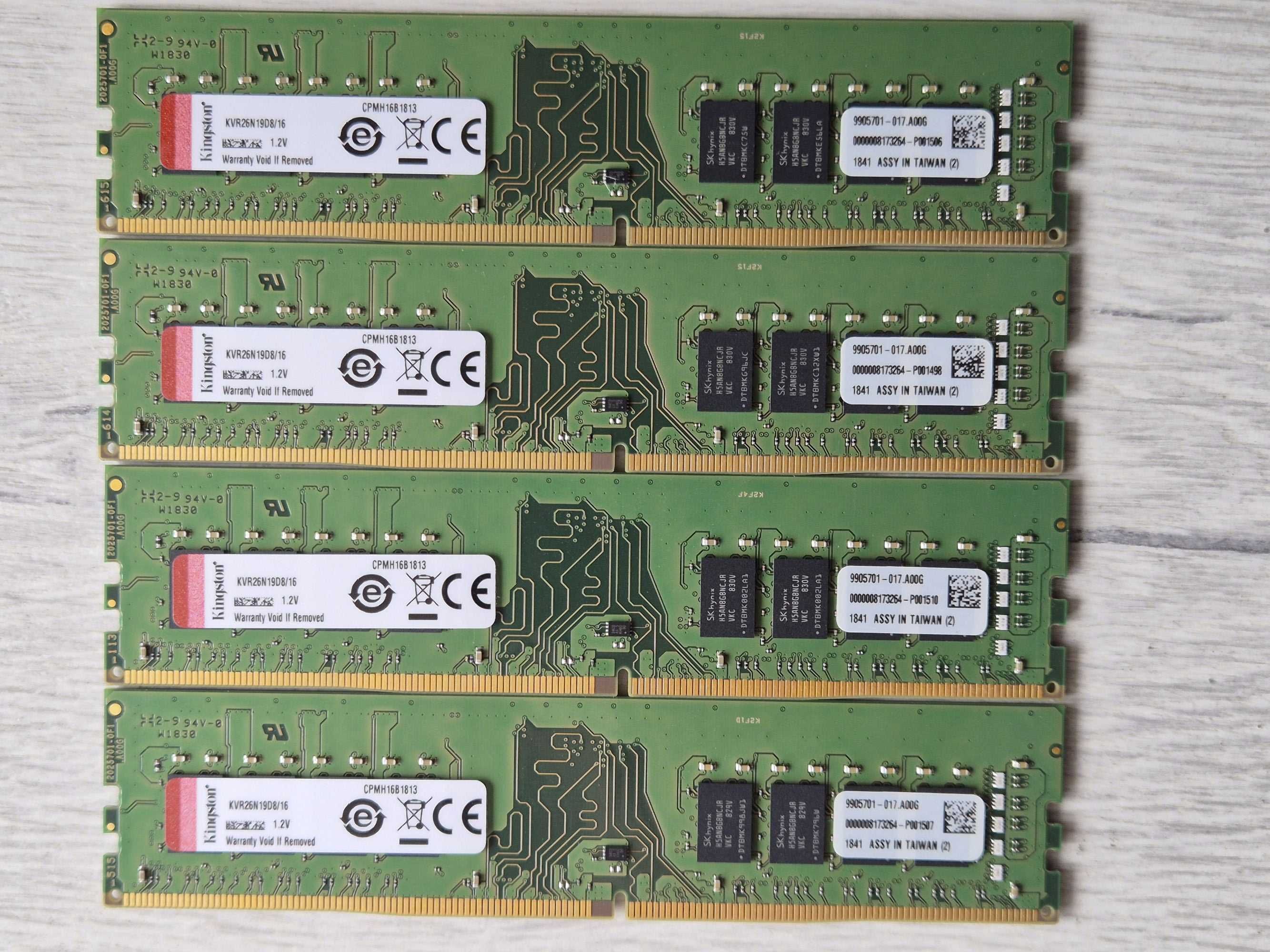 пам'ять DDR4 64GB Kit (4x16) 2666MHz Kingston. Trade-in