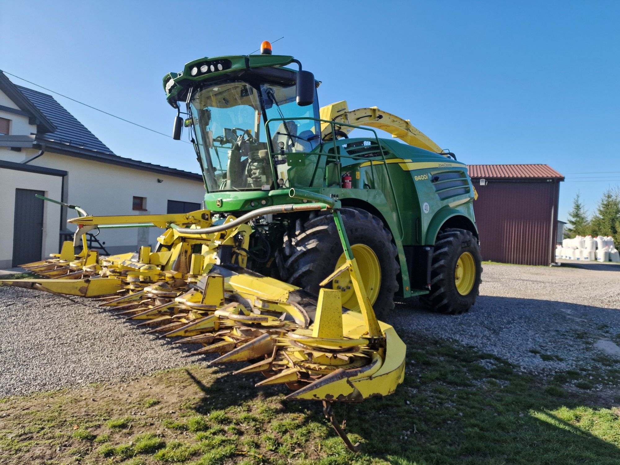 Sieczkarnia samobieżna John Deere 8400i, kemper 375 plus
