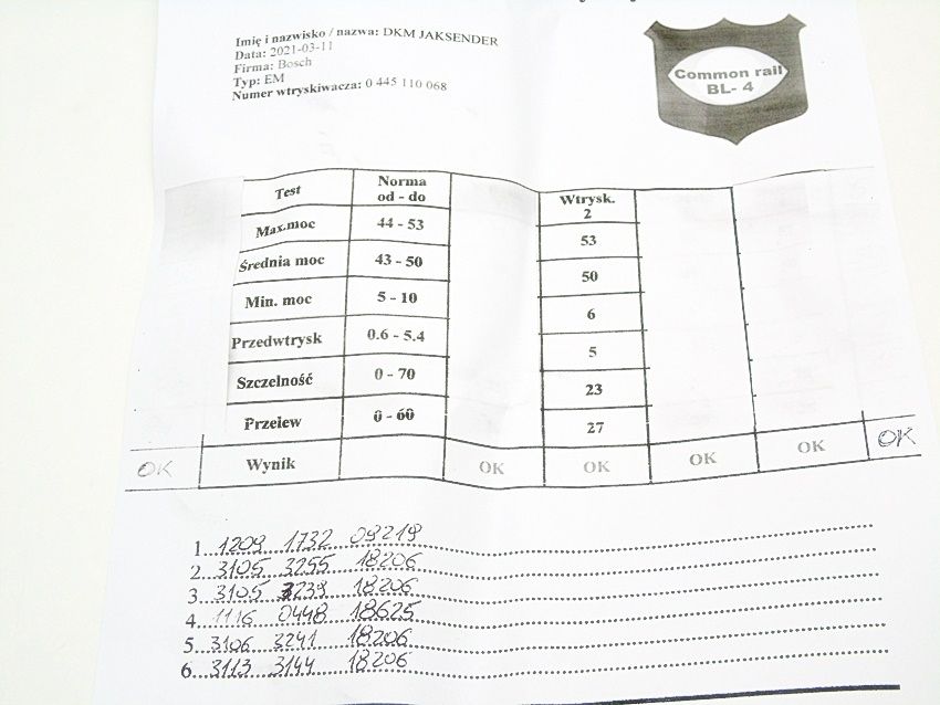 Wtryskiwacz 1.9 2.4 Jtd 147 156 Stilo Lybra Doblo