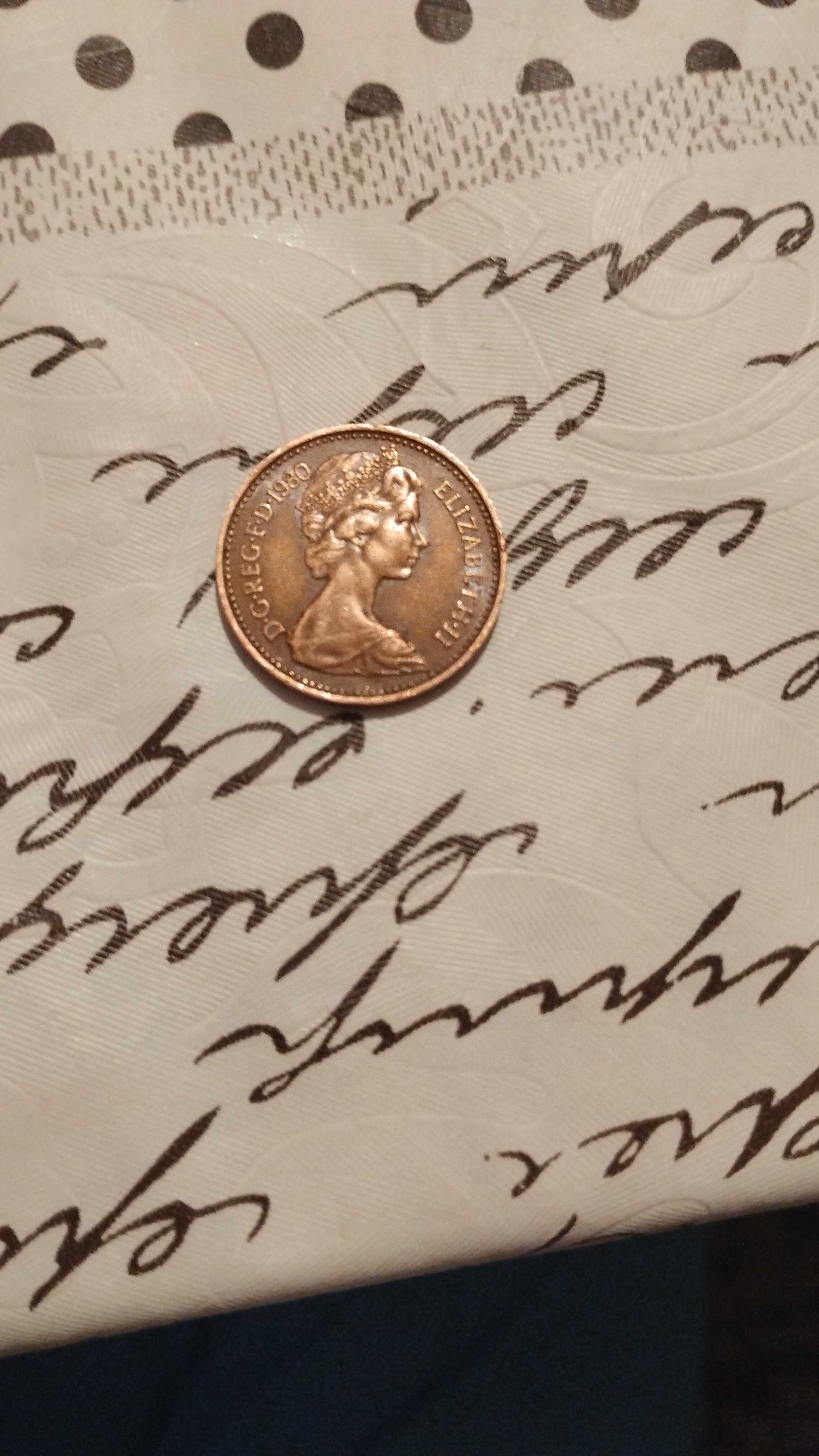 Монета 1 new penny
