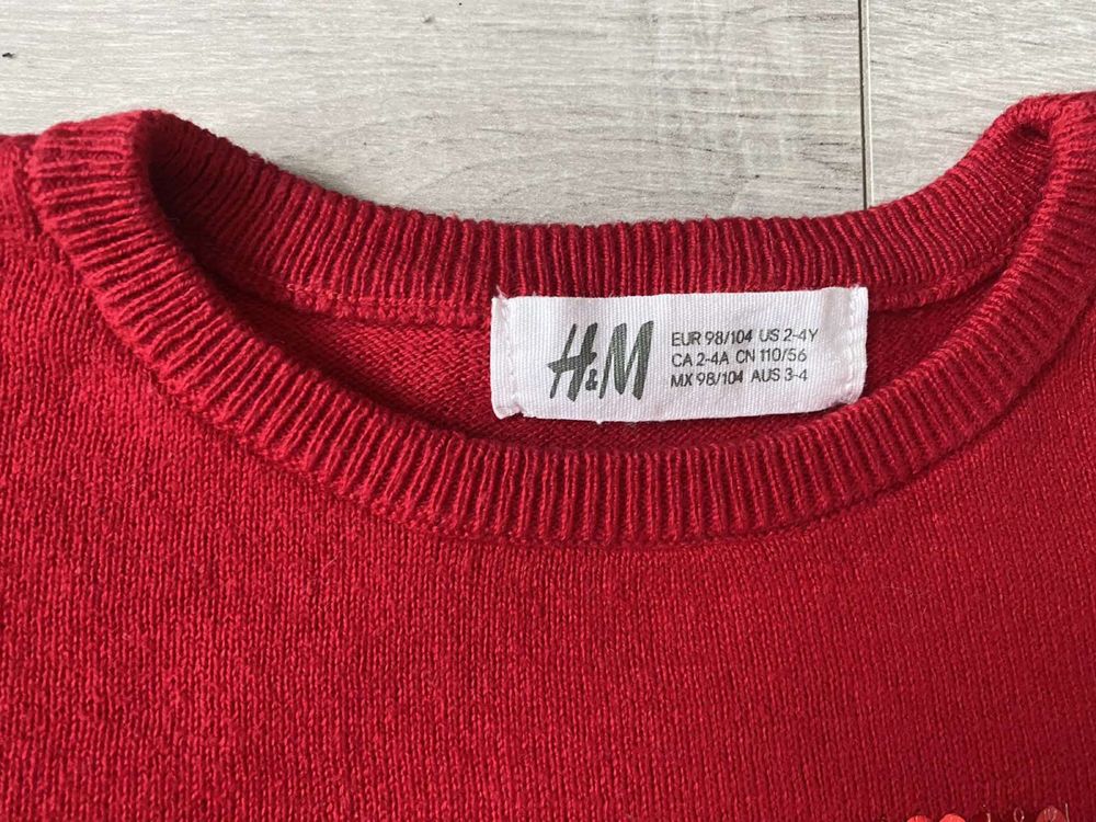 Тонкий свитер Okaïdi, нарядная кофта H&M на 4 года