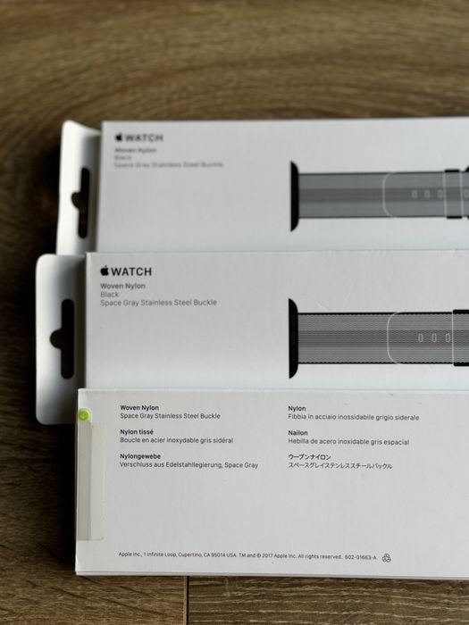 Новий Оригінальний Ремінець Apple Watch 38 40 41 42 Woven Black