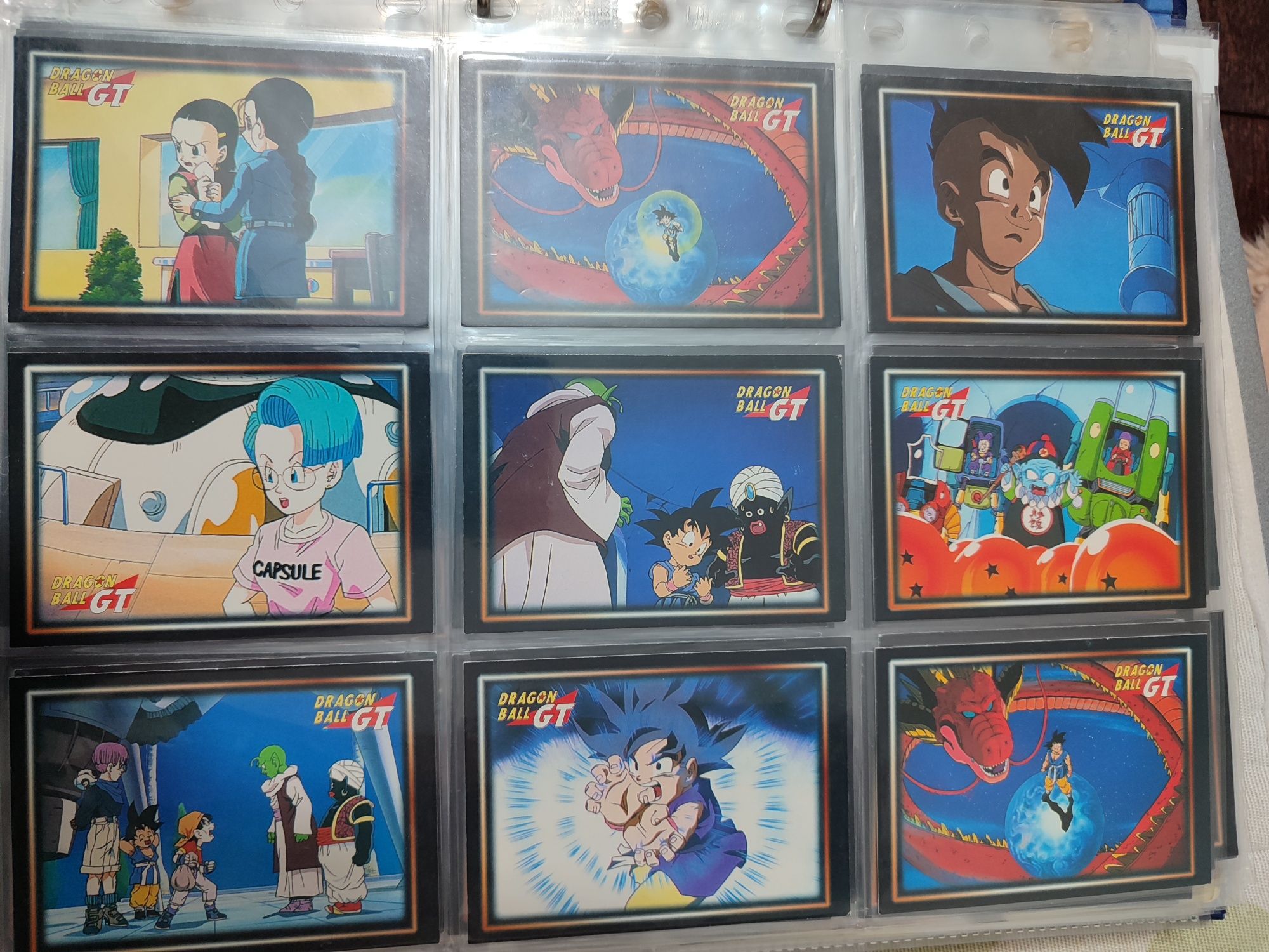 Cartas Dragon ball gt da panini