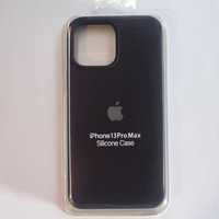 Etui Case Silikonowe Apple iPhone 13 Pro Max Czarne