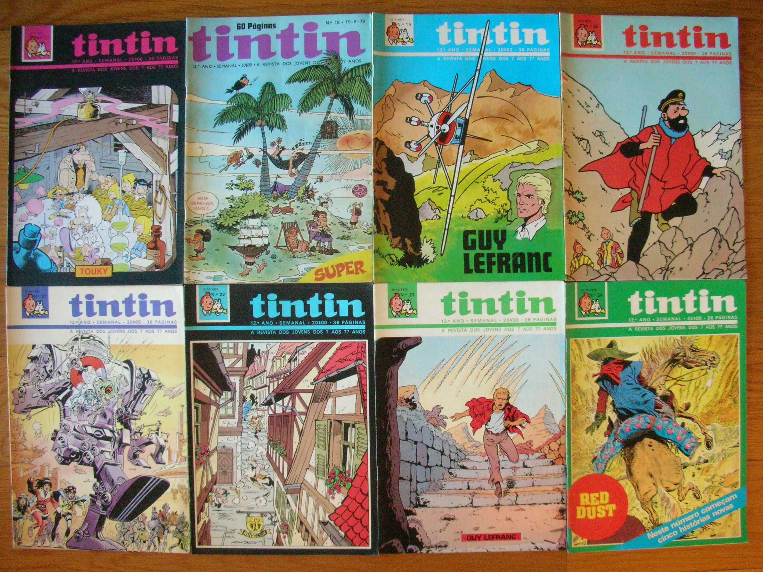 Revista Tintin Ano 12 completo (52 revistas)