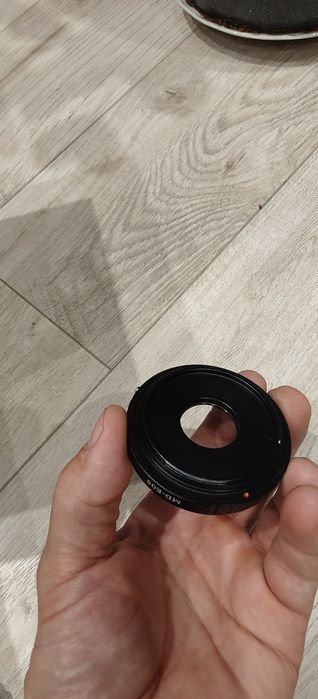 Перехідник, адаптер Minolta MD – Canon EF з лінзою