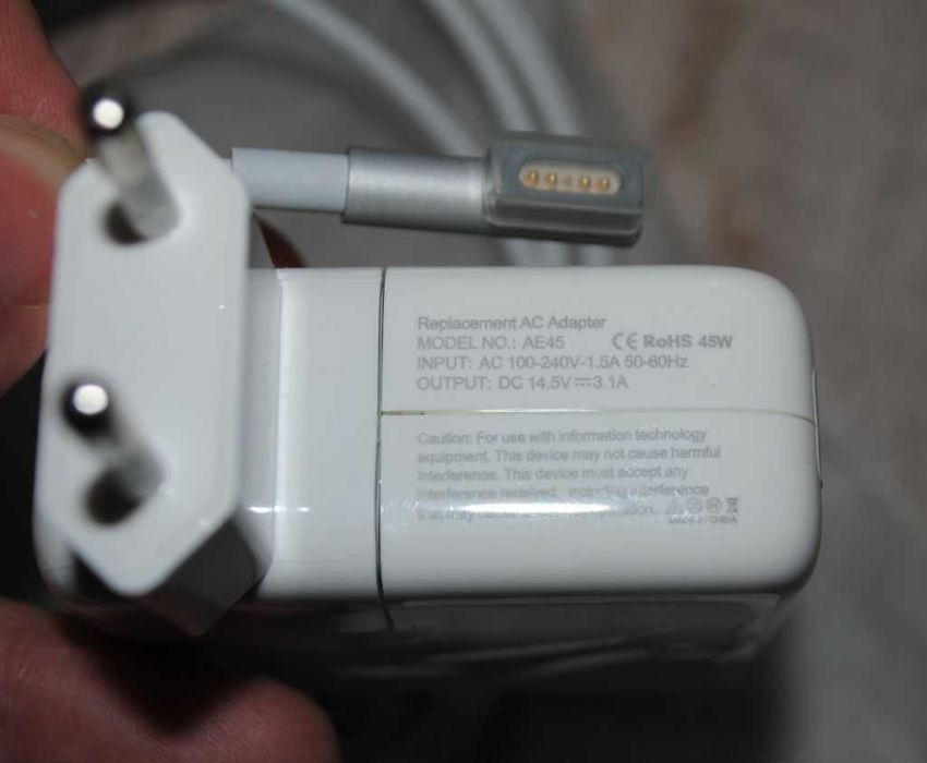 Блок живлення для ноутбука APPLE AE45 вих. 14,5 В 3,1 А 45 Вт