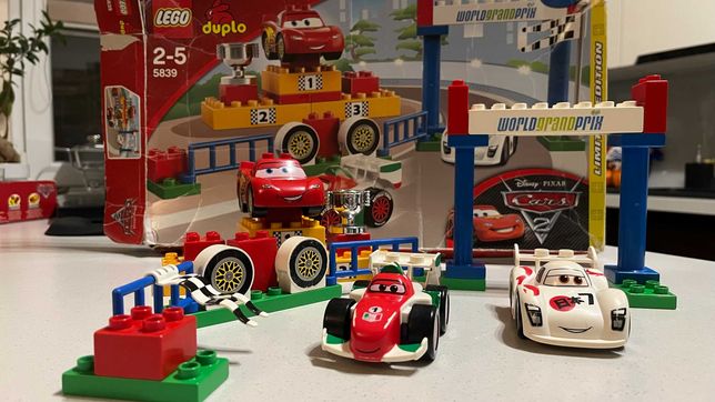 Lego duplo cars auta 5839 Międzynarodowe wyścigi Grand Prix