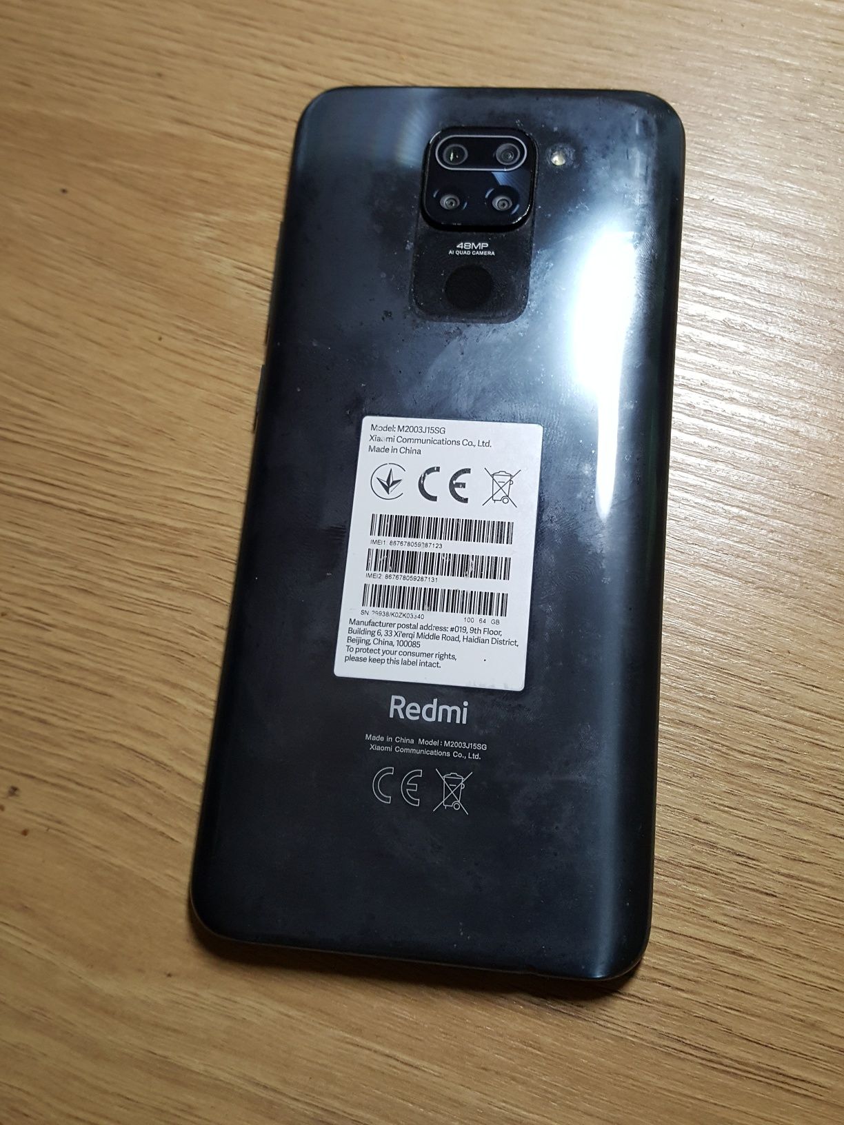 Telemóvel Xiaomi Redmi Note 9, 64gb em óptimo estado