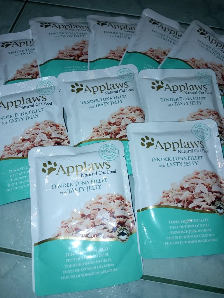 Влажный корм APPLAWS для взрослых кошек со вкусом тунца в ж