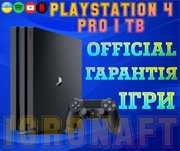 Игровая консоль Playstation 4 pro 1TB + 60 игр + 6 месяцев Гарантии