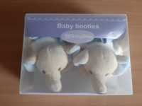 Buciki niechodki słoniki Baby Bow 9 cm