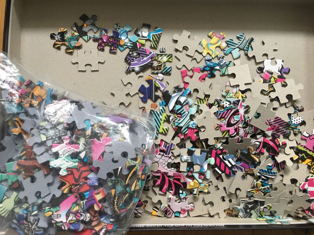 Puzzle Glitter Monster High 200 elementów