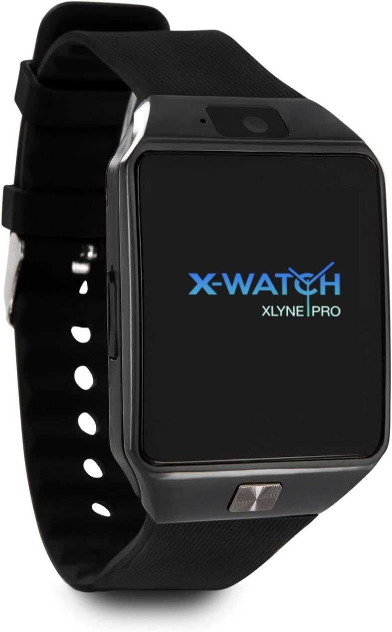 X-WATCH 54024 X30W, Smartwatch Męski, Czarny, 1,22 Cale