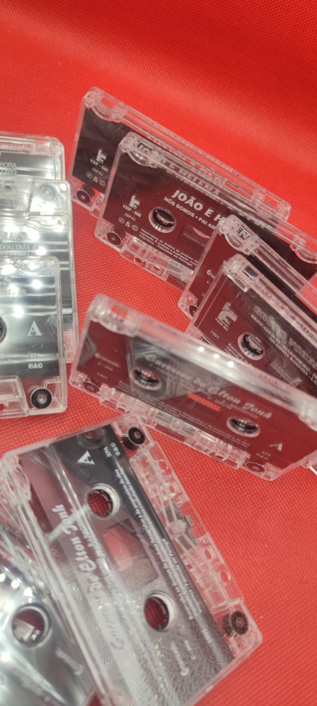 Cassetes audio NOVAS Para regravar ou para artesanato (10un)