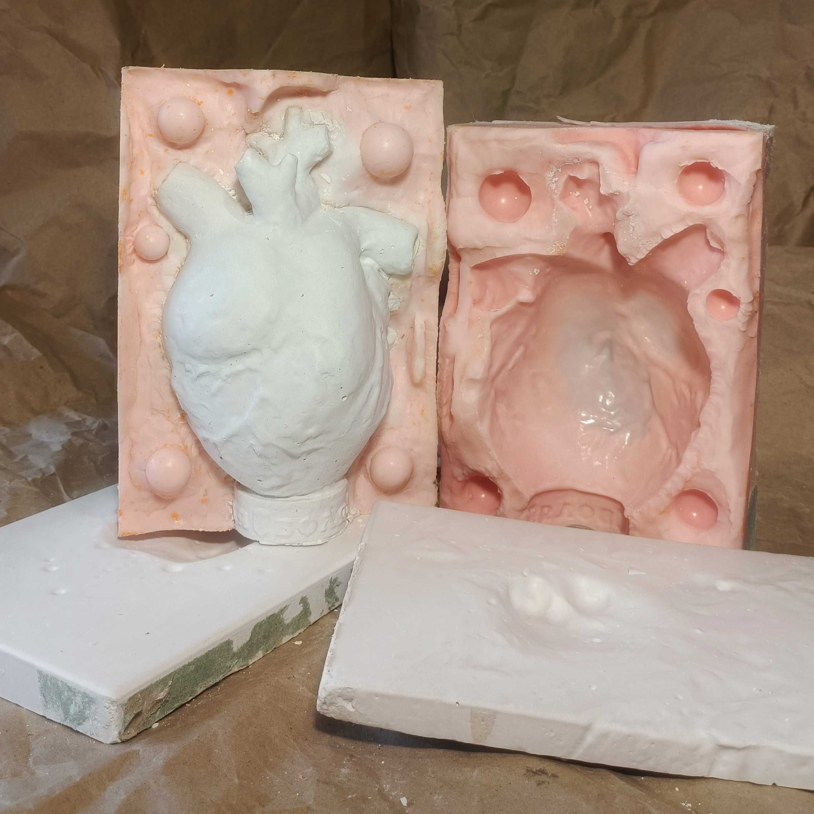 силиконовая форма для скульптуры Сердце