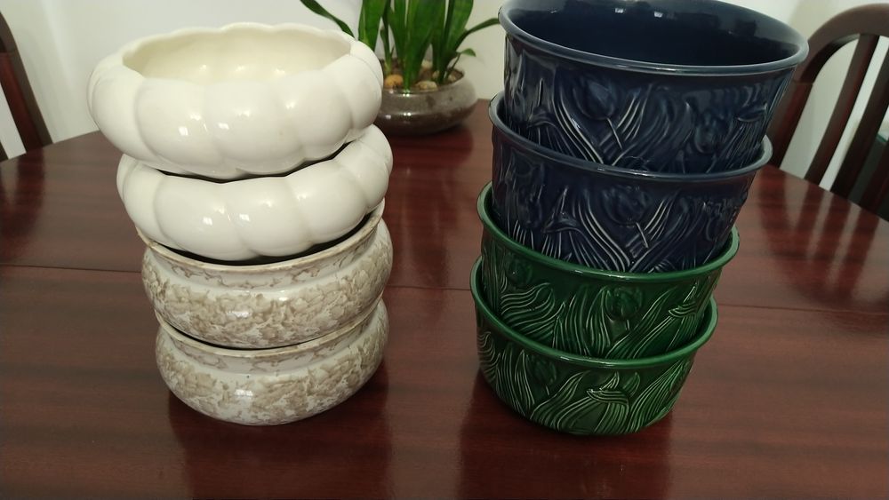 Lote de 8 vasos rasos