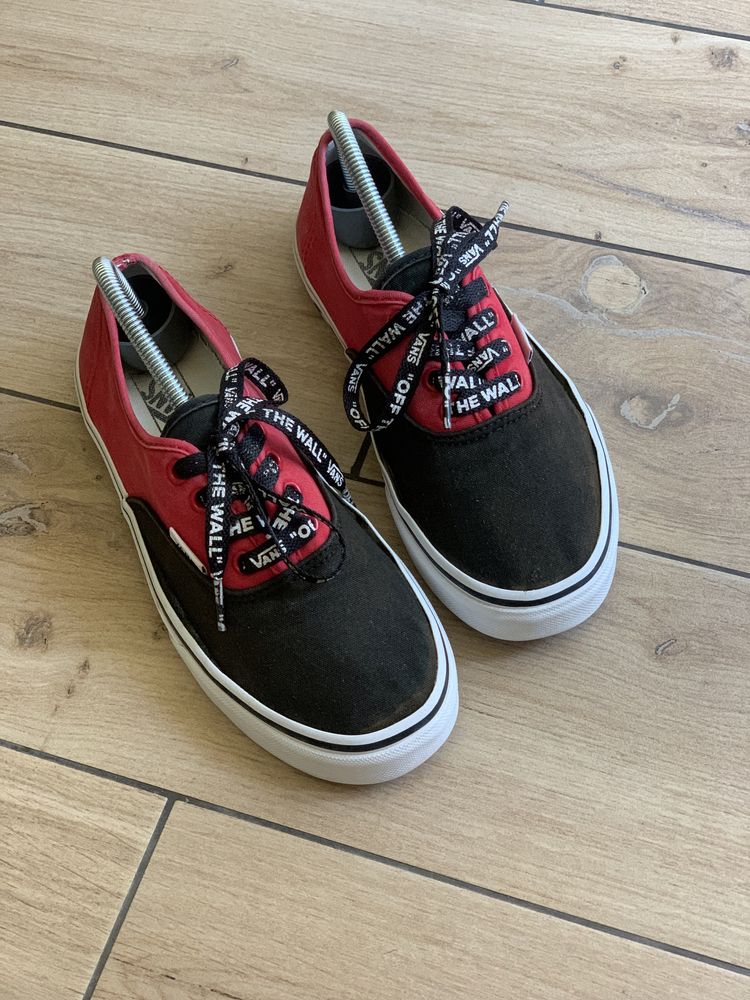Niskie tenisówki trampki Vans era w kratkę checkered