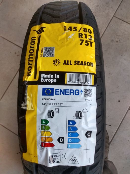 Nowe opony wielosezonowe Kormoran 145/80R13. MONTAŻ GRATIS !!!