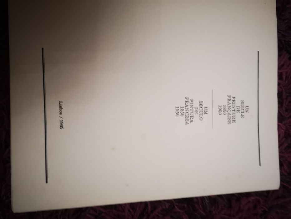 Livro sobre um século de pintura francesa