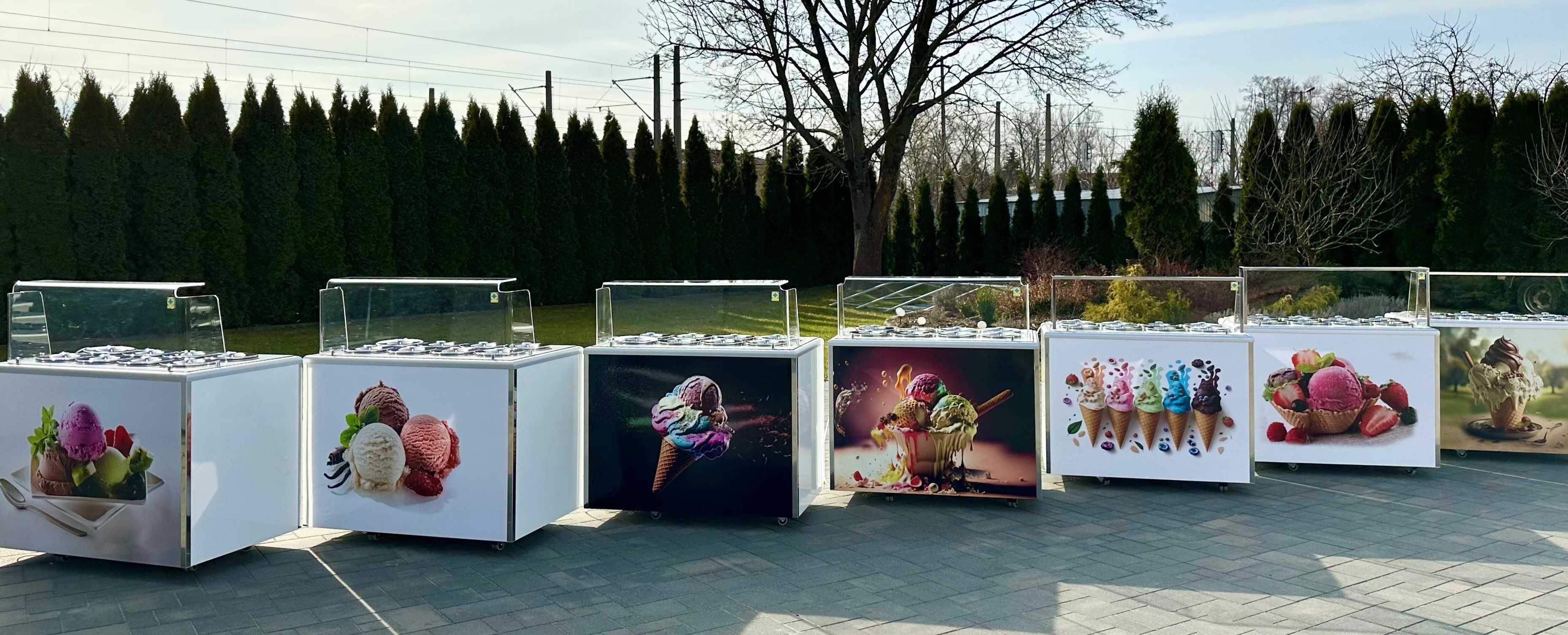 Witryna do lodów konserwator RYLEX 8D kuweciarka dystrybutor