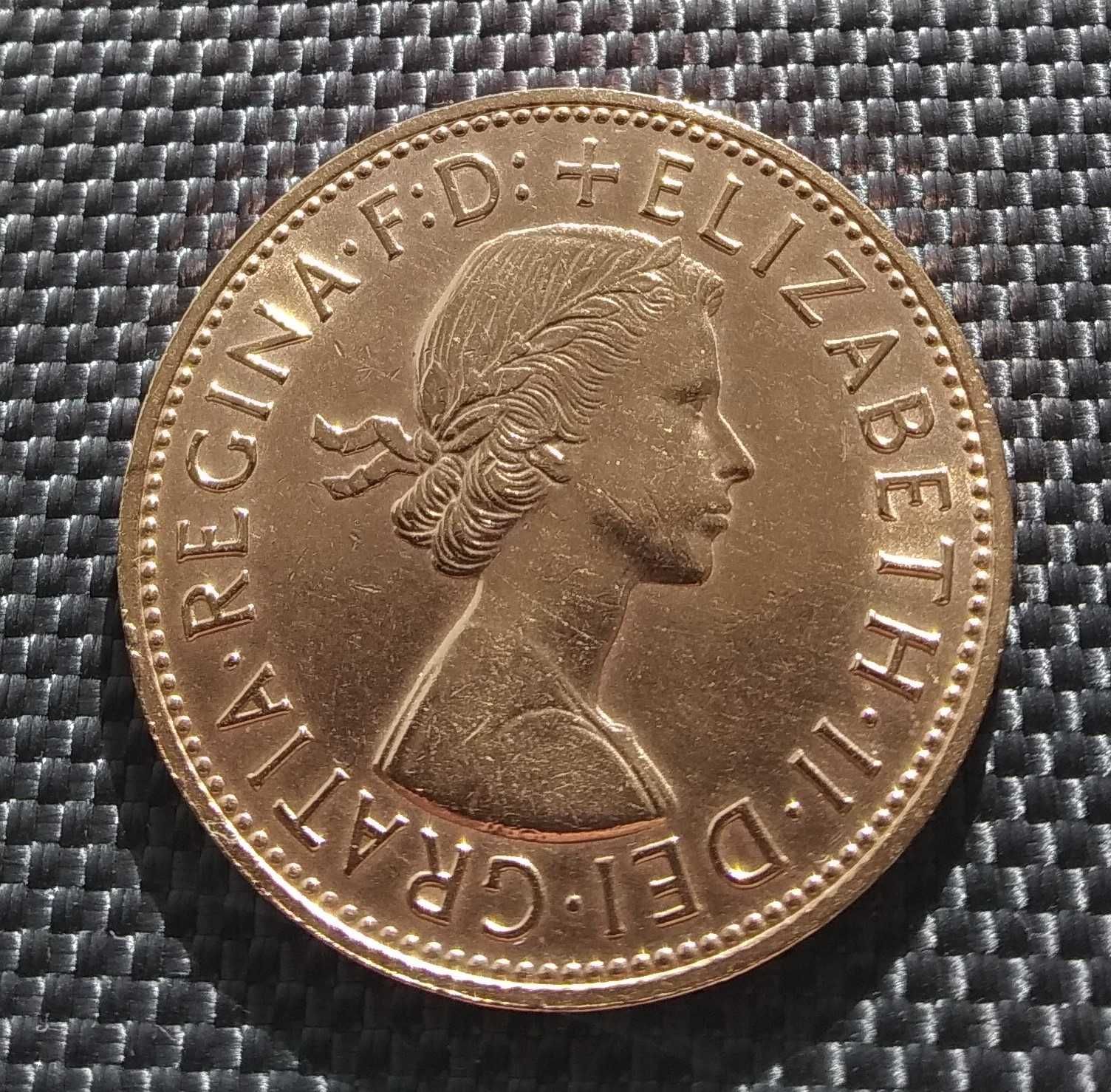 Монета	Великобритания	1 пенни 1967 г.