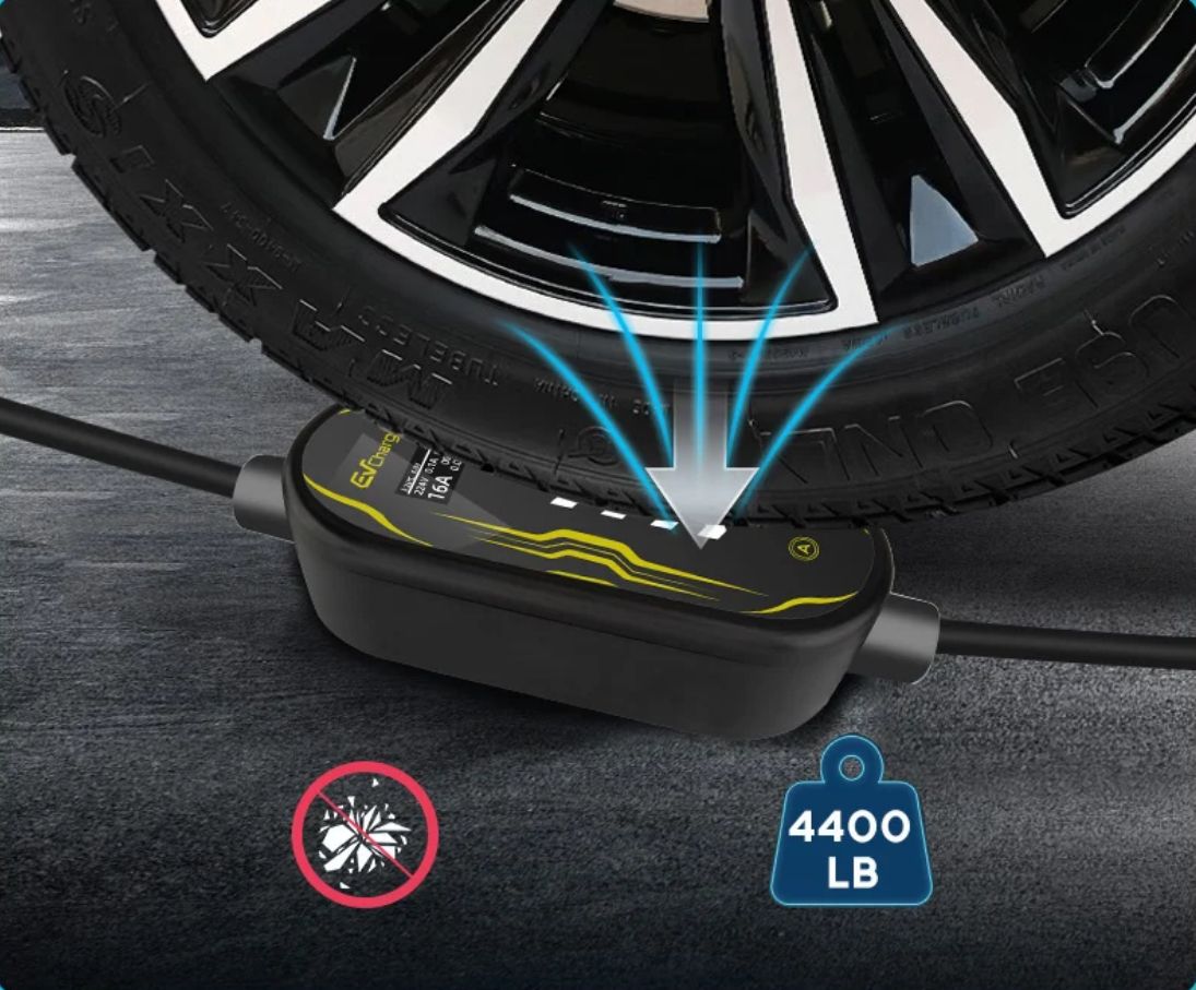 Carregador Portátil 3,5 kw - 16A - C/ APP - Veiculos Eletricos