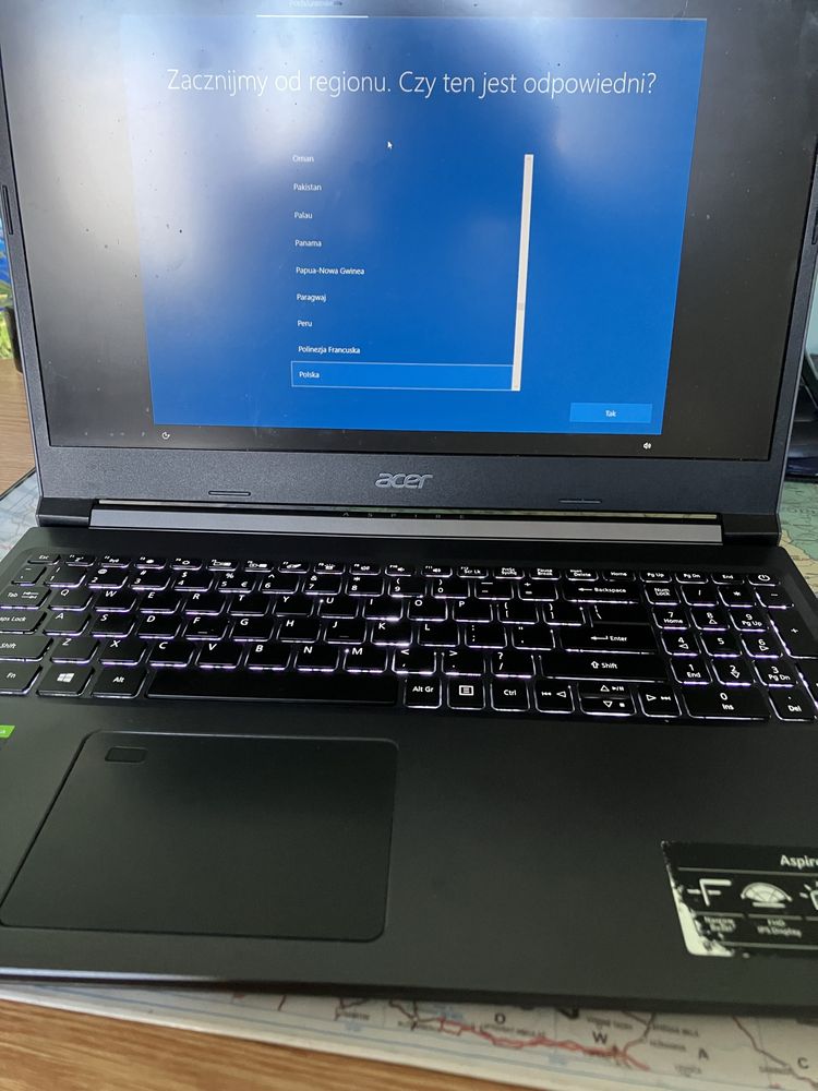 Laptop Acer ASPIRE