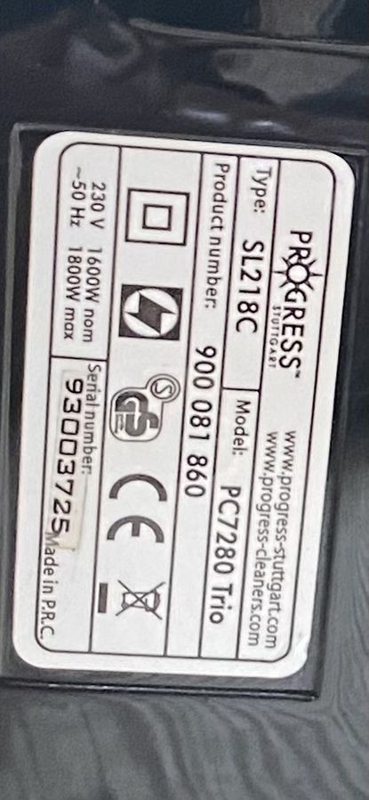 Контейнерний пилосос  Progress pc 7280o