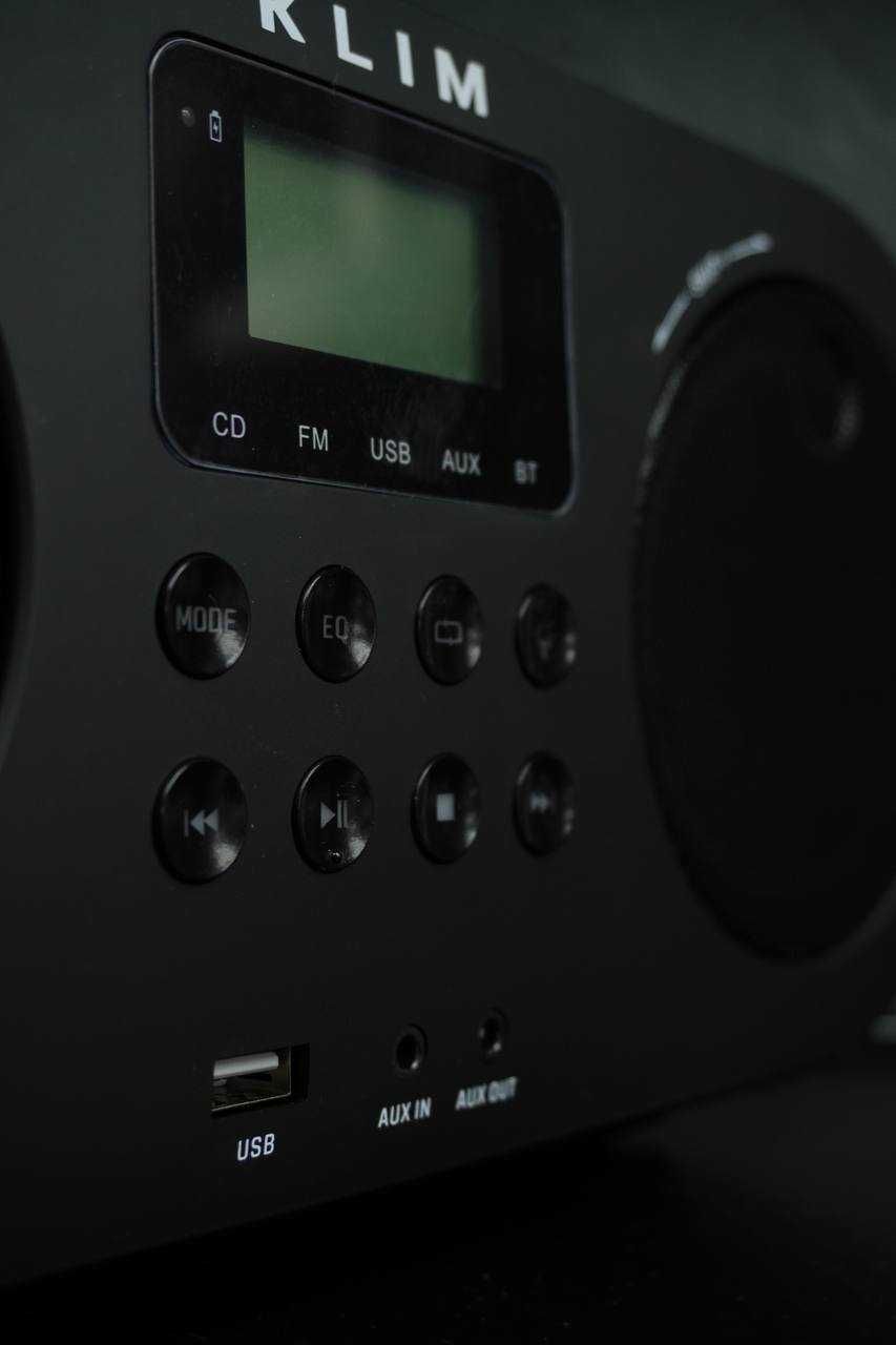 KLIM B5 з FM-радіо, CD-програвачем, Bluetooth, USB MP3, AUX, LED