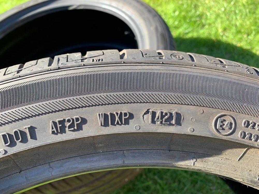 Opony 245/40r18 letnie udzkodzone