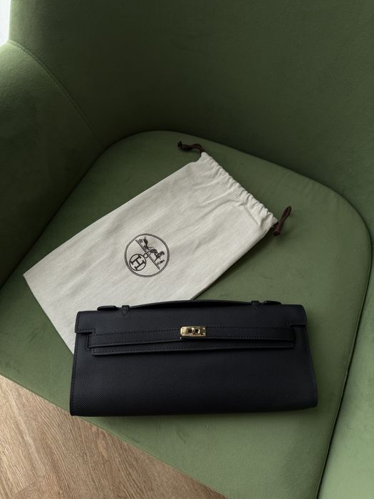Clutch torebka Hermes kelly cut