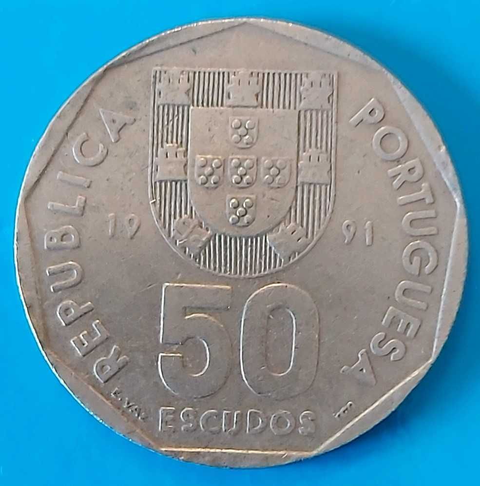 50$00 de 1991 da Republica Portuguesa