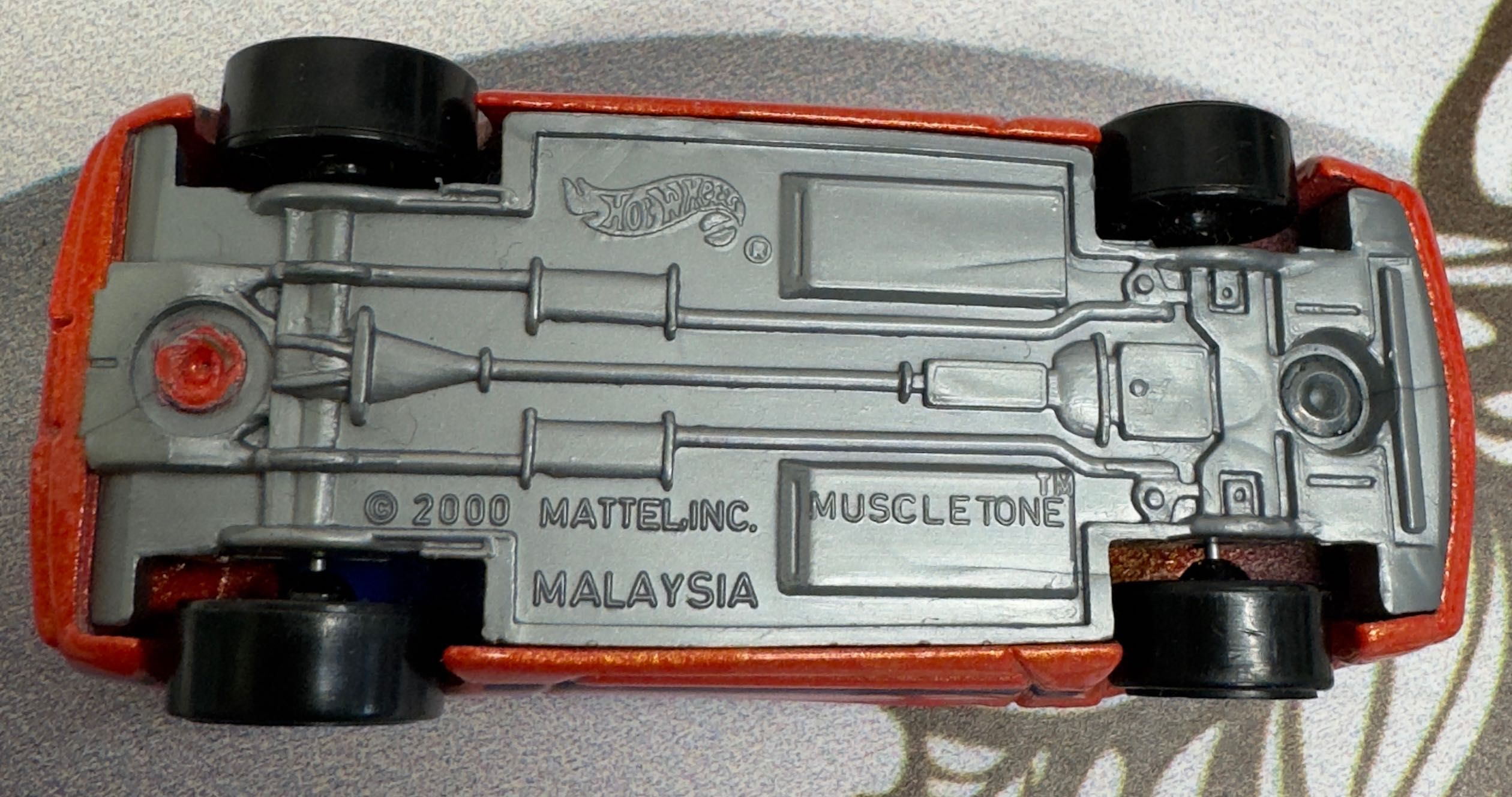 Колекційна машинка Hot Wheels 2000 First Editions Muscle Tone Orange