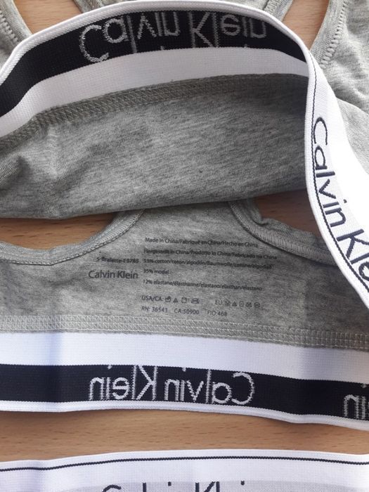 Жіночий преміум комплект Calvin Klein 365. Женское белье топ+трусики