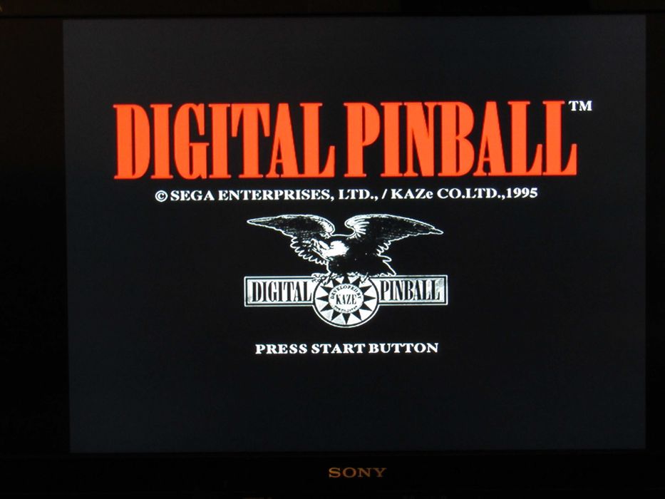 Jogo Sega Saturn Digital Pinball só disco