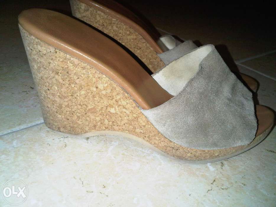 Sandalia em camurça "hera" 36