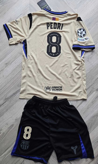 koszulka strój BARCELONA x KOBE wyjazd 25/26 PEDRI 8! r. 26 145/155 cm