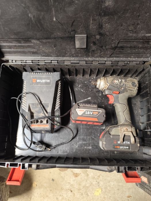 Klucz udarowy Bosch GDS 18 v-li Wurth ASS 18 1/2 wkrętarka gratis