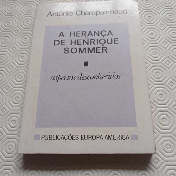 vendo livro A herança de Henrique sommer