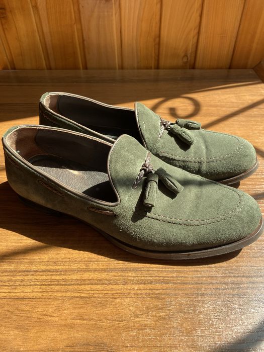 Чоловічі замшеві лофери