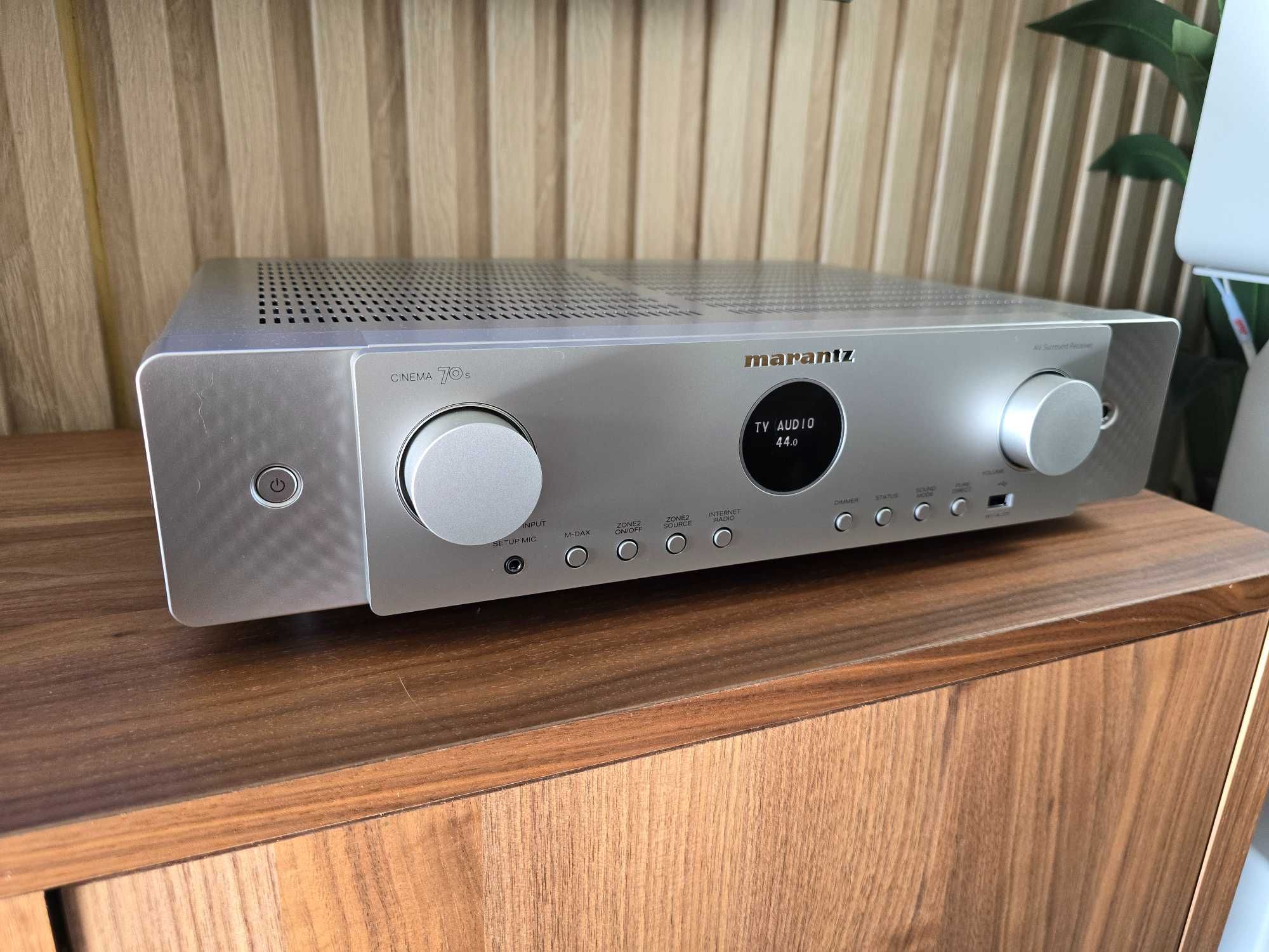 Marantz Cinema 70s Silver/Gold *NOVO* receptor AV