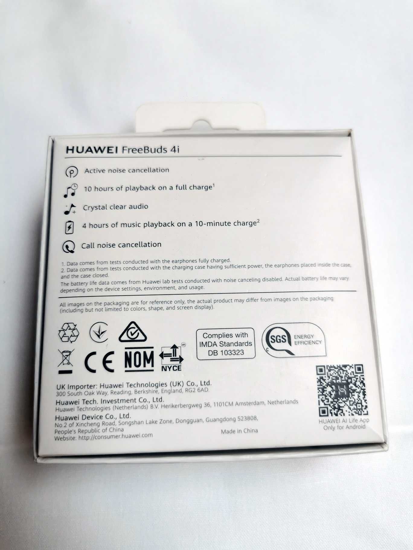 Słuchawki bezprzewodowe Huawei FreeBuds 4i ANC