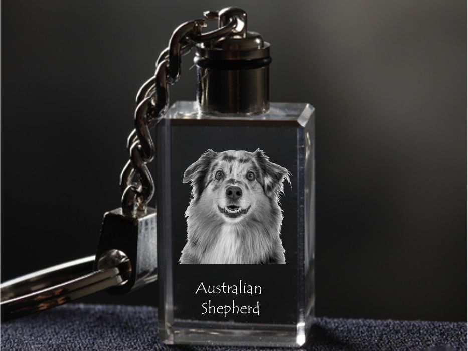 Owczarek australijski brelok kryształowy z psem Art-Dog
