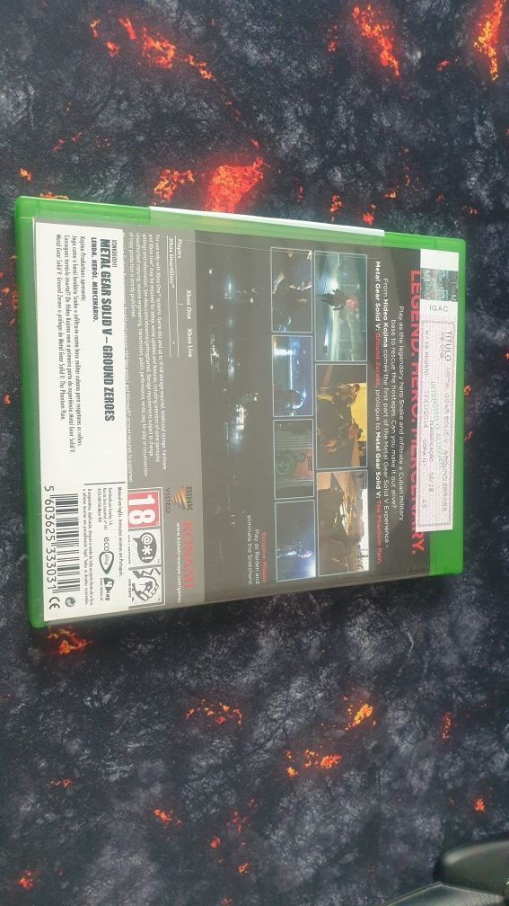 Xbox One - Metal Gear Solid V - Ground Zeroes - Jogo / Game