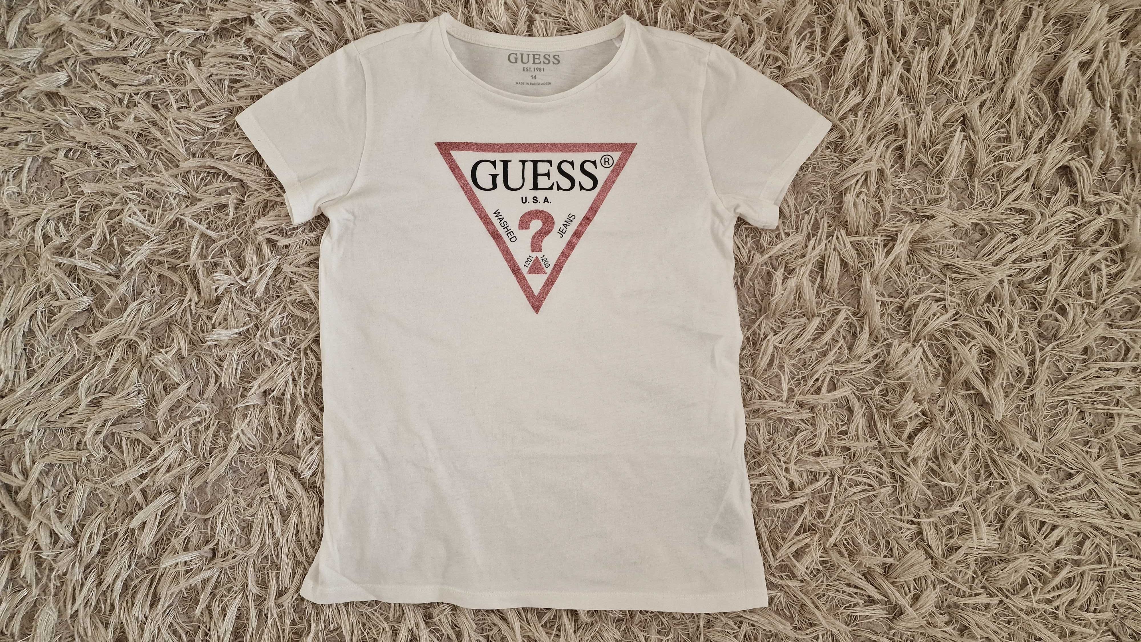 guess t-shirt t - shirt bluzeczka koszulka 152 - 158 cm