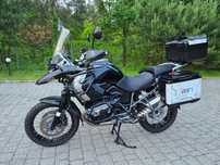 BMW GS R 1200 GS Triple Black - ESA, ABS, 3 kufry, bezwypadkowy, rej. PL