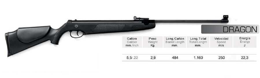 Carabina Norica Dragon - 5.5mm