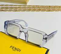 Fendi okulary miejskie transparentne przezroczyste przeciwsłoneczne